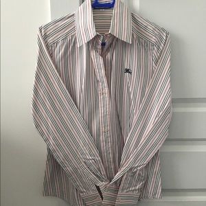 ‘Burberry Blue Label’ women’s Pink Stripe Shirt